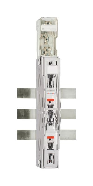 MERSEN - MULTIVERT NH-Lastschaltleiste Gr.00 160A 1x3-p. SAS60 Abg. oben, M8/SCH CU70mm²