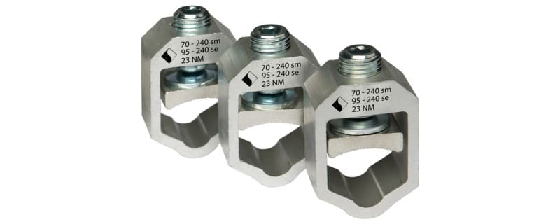 MERSEN - V-Anschlussklemme für AL/CU Leitung 50-240mm² für MV Gr.1/2/3, 3 Stk