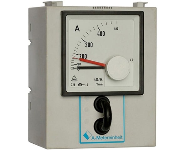 MERSEN - Amperemeter 400A, mit Schleppzeiger, 1-polige Messung für MV Gr.2/3