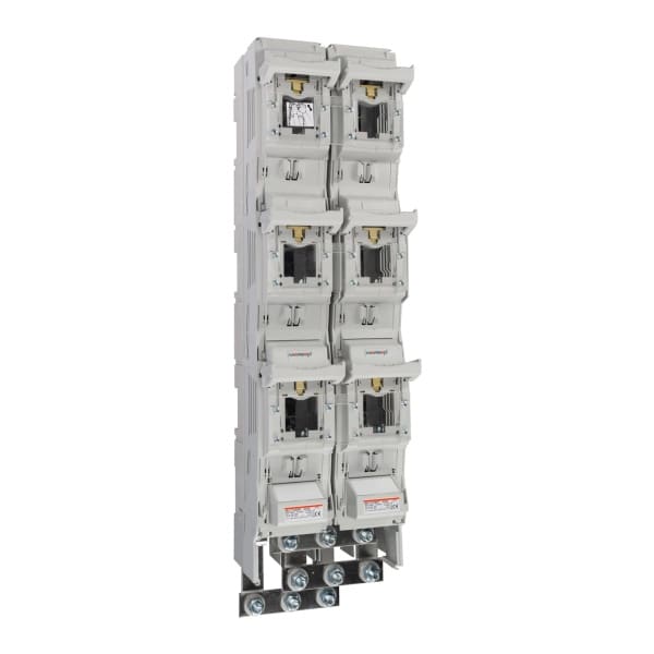 MERSEN - MULTIVERT NH-Doppellastschaltleiste 2xGr.3 1260A 3x1-p. SAS185, 3xM12 Bolz