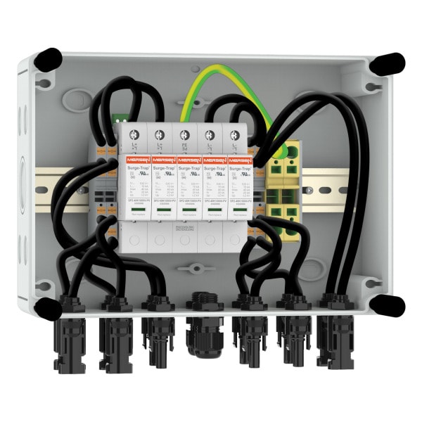 MERSEN - GAK Photovoltaik-Stringbox 2 MPP/2 String 1000VDC Typ 2 mit MC4-Stecker