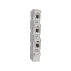 MERSEN - MULTIVERT NH-Lastschaltleiste Gr.3 630A 1x3-p. SAS185, M12 Bolz, i-XT