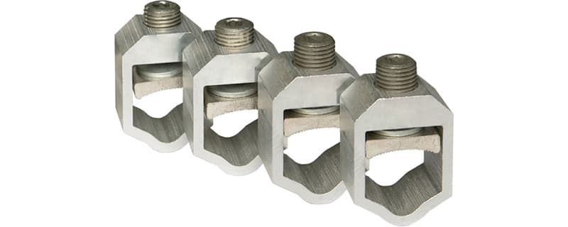 MERSEN - V-Anschlussklemme für AL/CU Leitung 50-300mm² für MV Gr.1/2/3 1 Set = 4 Stk