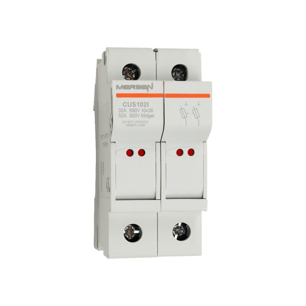 MERSEN - MODULOSTAR Sicherungshalter Gr.10x38 690VAC/1000VDC 32A 2-polig mit SIÜW