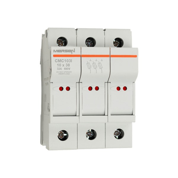MERSEN - MODULOSTAR Sicherungshalter Gr.10x38 690VAC/1000VDC 32A 3-polig mit SIÜW