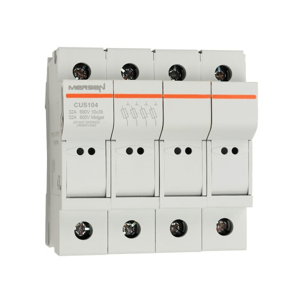 MERSEN - MODULOSTAR Sicherungshalter Gr.10x38 690VAC/1000VDC 32A 4-polig ohne SIÜW