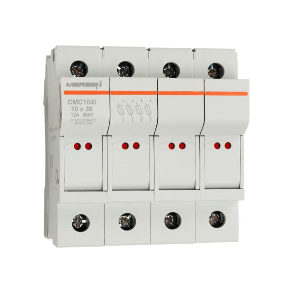 MERSEN - MODULOSTAR Sicherungshalter Gr.10x38 690VAC/1000VDC 32A 4-polig mit SIÜW