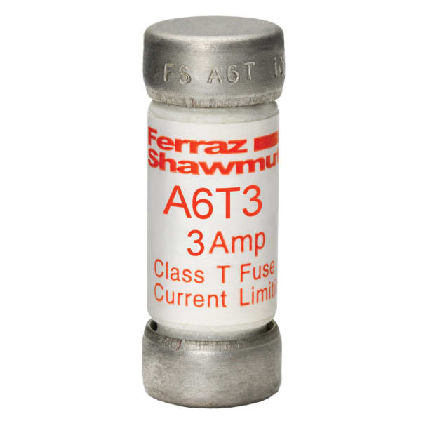 MERSEN - UL-Sicherung Class T zylindrisch Gr.14x38 600VAC/300VDC 3A flink
