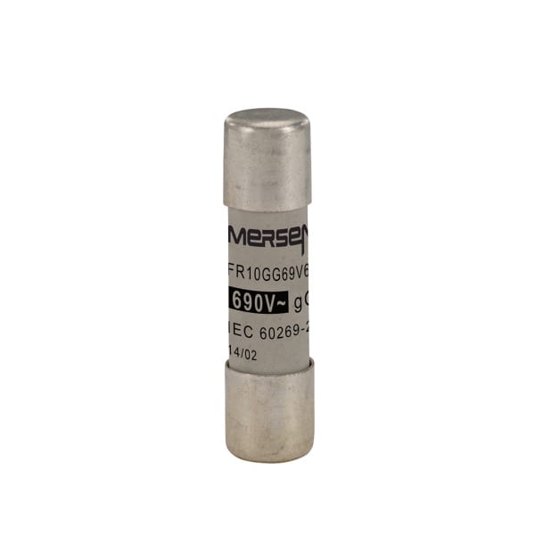 MERSEN - Sicherung zylindrisch gG Gr.10x38 690VAC 6A ohne Kennmelder
