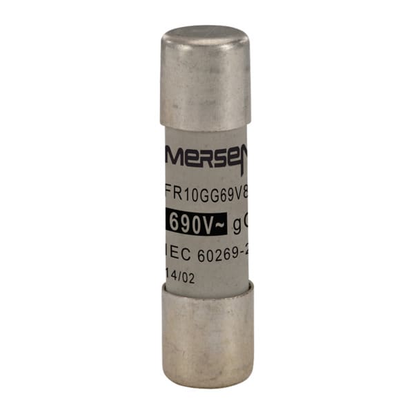 MERSEN - Sicherung zylindrisch gG Gr.10x38 690VAC 8A ohne Kennmelder