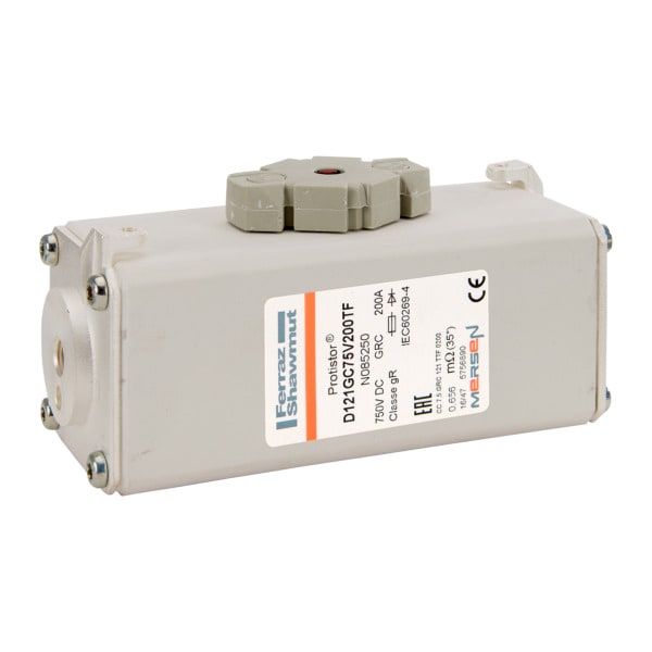 MERSEN - Protistor Sicherung gR Gr.121 750VDC 200A TTF Anschluss M8 und Schlagbolzen