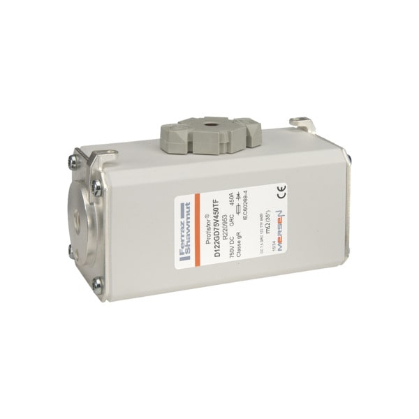 MERSEN - Protistor Sicherung gR Gr.122 750VDC 450A TTF Anschluss M10 und Schlagbolzen