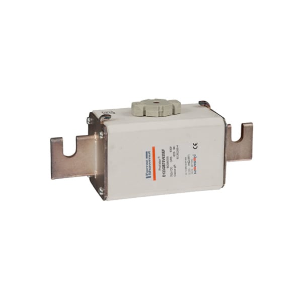 MERSEN - Protistor Sicherung gR Gr.123 750VDC 630A EF Kontaktmesser und Schlagbolzen