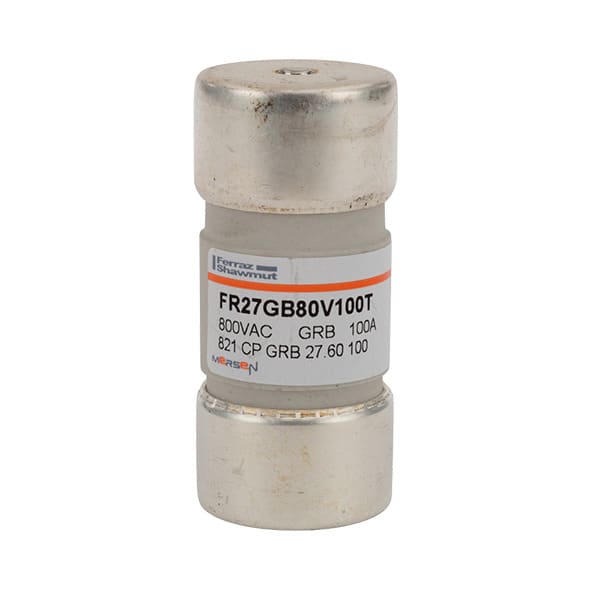 MERSEN - Protistor Sicherung zylindrisch gR Gr.27x60 800VAC 100A mit Schlagbolzen