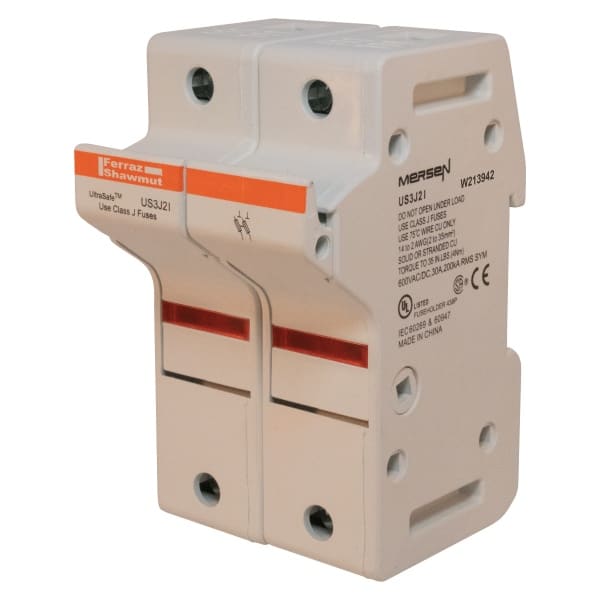 MERSEN - UL-Sicherungshalter Class J 600VAC 30A 2-polig mit Sicherungsüberwachung