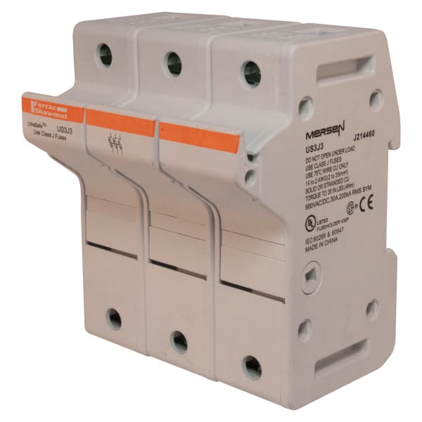 MERSEN - UL-Sicherungshalter Class J 600VAC 30A 3-polig