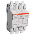 MERSEN - UL-Sicherungshalter Gr.10x38 750VAC/1000VDC 30A 3-polig mit Federklemme