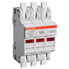 MERSEN - UL-Sicherungshalter Gr.10x38 600VAC/600VDC 30A 3-polig mit Federklemme und SIÜW