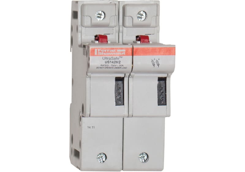 MERSEN - UL/IEC-Sicherungshalter Gr.14x51 50A 2-polig mit SIÜW und 2 MS
