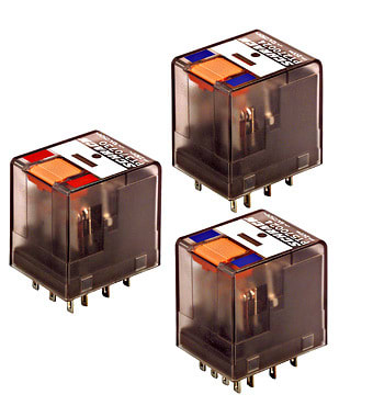 SCHRACK - Miniatur Relais 24V/DC, 6A, 4 Wechsler, mit LED