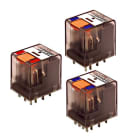 SCHRACK - Miniatur Relais 24V/DC, 6A, 4 Wechsler, mit LED
