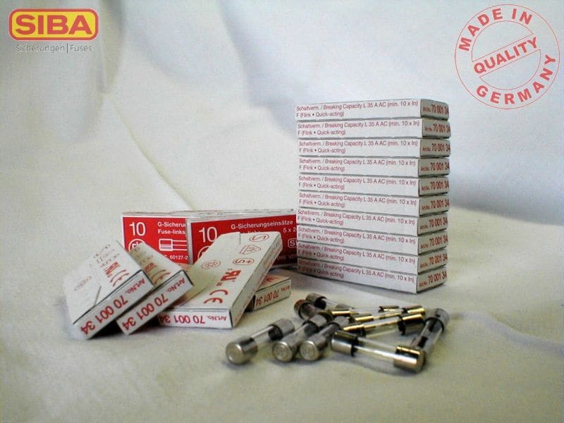 SIBA - Glasrohrsicherung 5x20mm 'F' 250V, L8A
