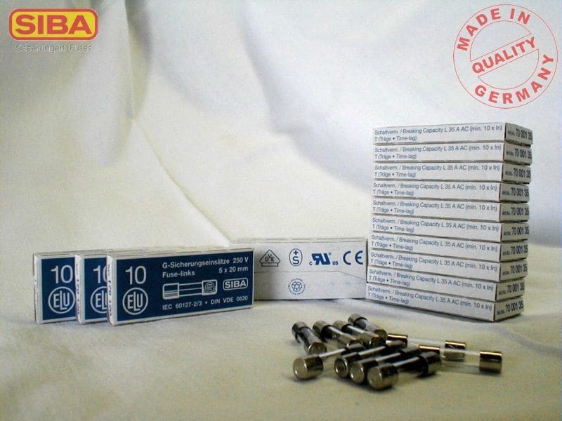 SIBA - Glasrohrsicherung 5x20mm 'T' 250V, L0,63A