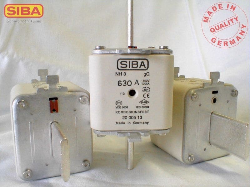 SIBA - NH-Sicherung gG Gr.3 Typ NH3 315A 500V Kombimelder
