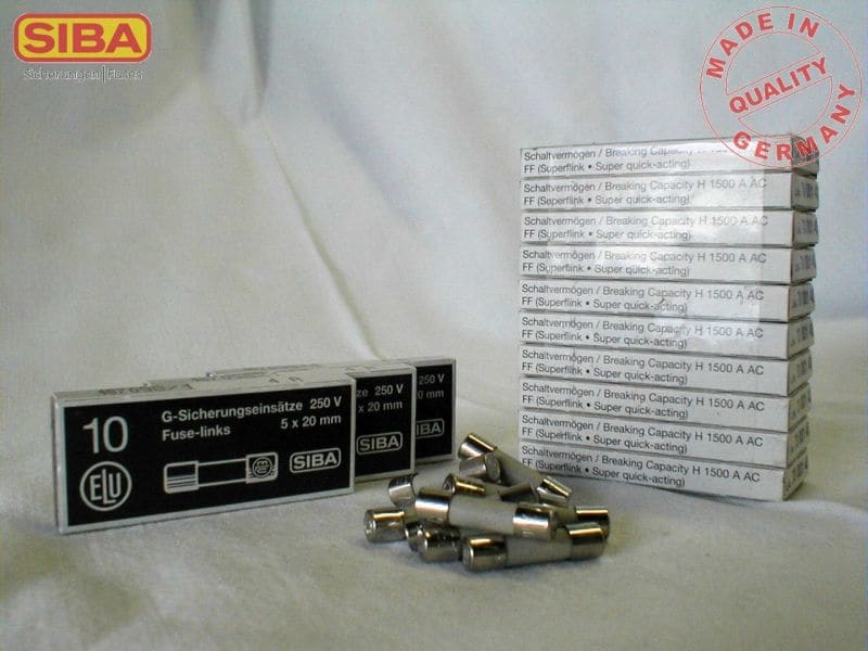 SIBA - G-Sicherung ultra-rapid 5x20mm 250V 0,2A