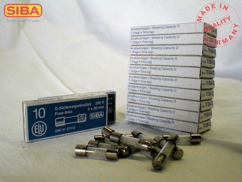 SIBA - G-Sicherung traege 5x20mm 250V 2A