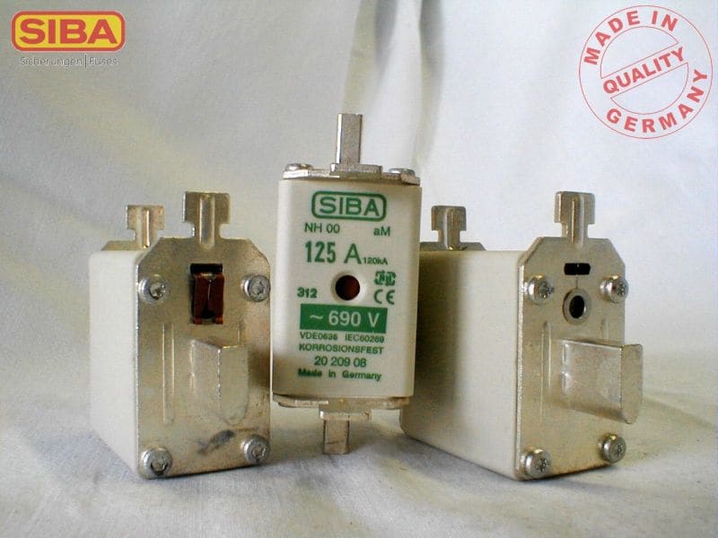 SIBA - NH-Sich.  aM  Gr.00  DIN43620 160A  690V Kombimelder