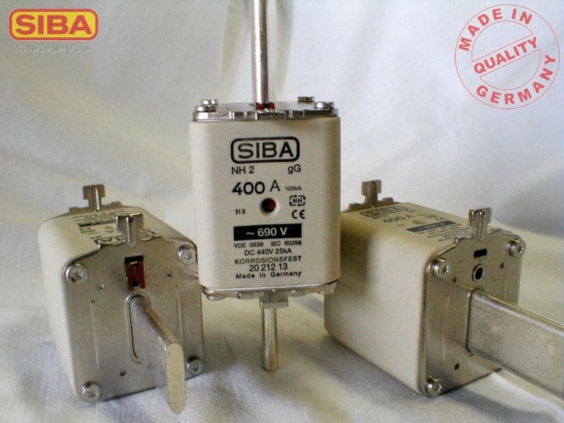 SIBA - NH-Sich. gG Gr.2 DIN43620 400A 690V Kombimelder