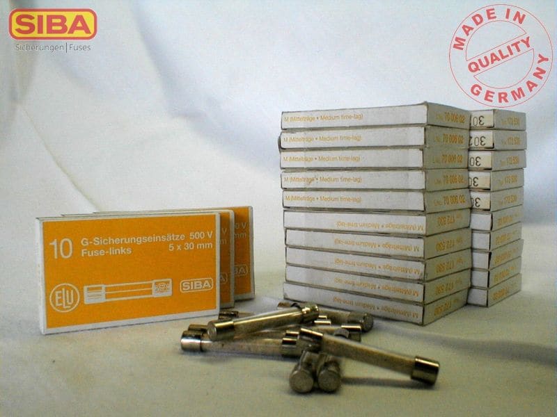 SIBA - G-Sich. M mittelträge 5x30mm 500V