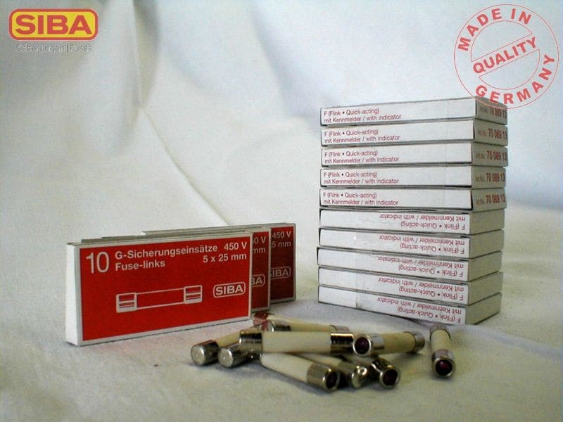 SIBA - G-Sich. F flink 5x25mm 450V