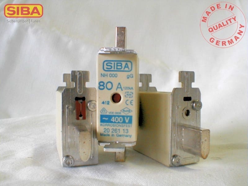 SIBA - NH-Sich. gG Gr.000 32A 400V Kombimelder