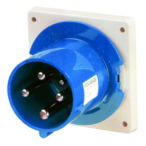 MENNEKES - CEE-Anbaugerätestecker 63A 4p 230V 9h IP44