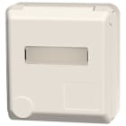 MENNEKES - Anbau CEE-Wandsteckd. Cepex 16A 3p 230V 6h IP44 perlweiß m.Beschr.
