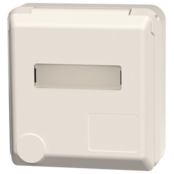 MENNEKES - Anbau CEE-Wandsteckd. Cepex 16A 4p 400V 6h IP44 perlweiß m.Beschr.