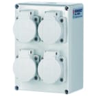 MENNEKES - Amaplast-Kombi MINI 4xSSTD o.Abs.