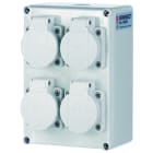 MENNEKES - Amaplast-Kombi MINI 4xSSTD o.Abs.