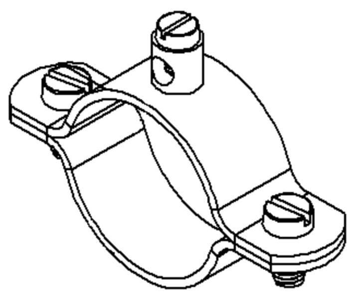 HKL - Erdungsrohrschellen 17mm Rohrdm.