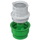 KAISER - Betonbau End- und Übergangstülle, für M20 Rohre, mit Putzhaut, 2-tlg, Ø 30x32 mm