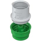 KAISER - Betonbau End- und Übergangstülle, für M32 Rohre, mit Putzhaut, 2-tlg, Ø 41x41 mm