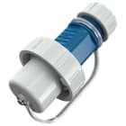 MENNEKES - Schuko-Stecker blau 16A 2P+E IP68