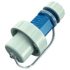 MENNEKES - Schuko-Stecker blau 16A 2P+E IP68