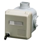 MENNEKES - UP CEE-Wandsteckdose Cepex 16A 5p 400V 6h IP44 perlweiß+Schloss+Bes