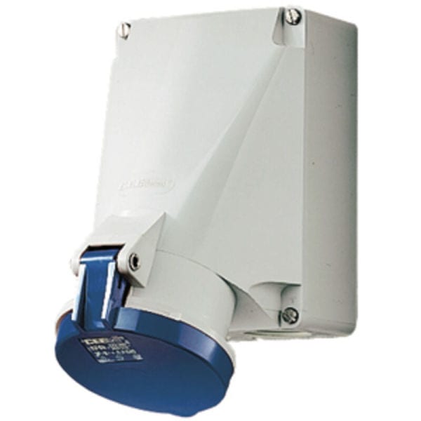 MENNEKES - Cee-Wandsteckdose 63A 3P 230V 6H IP44