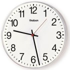 THEBEN - KNX Wanduhr OSIRIA 220AR-EIB arabische Zahlen, weißes Kunststoffgeh.