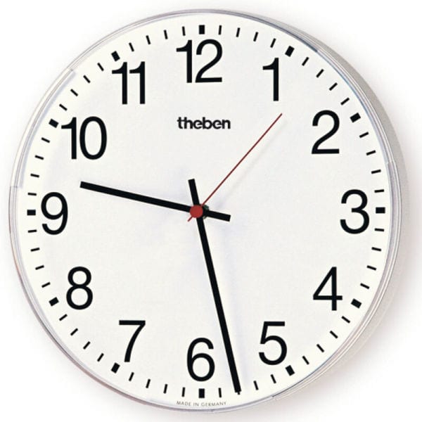 THEBEN - KNX Wanduhr OSIRIA 230AR-EIB arabische Zahlen, Plexiglasgehäuse