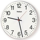 THEBEN - KNX Wanduhr OSIRIA 240 AR-EIB arabische Zahlen, Plexiglasgehäuse